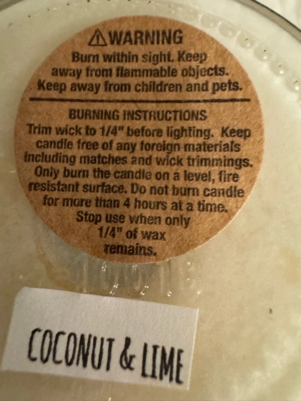 “My Last Nerve'” Scented Candle.